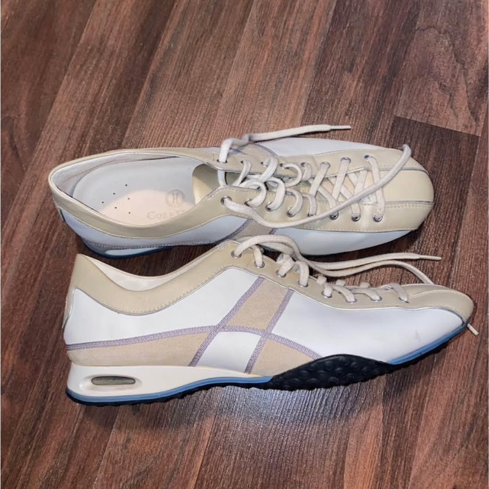 Cole Haan Nike Air Suede & Leather Lace-up Sneaker Size 7.5